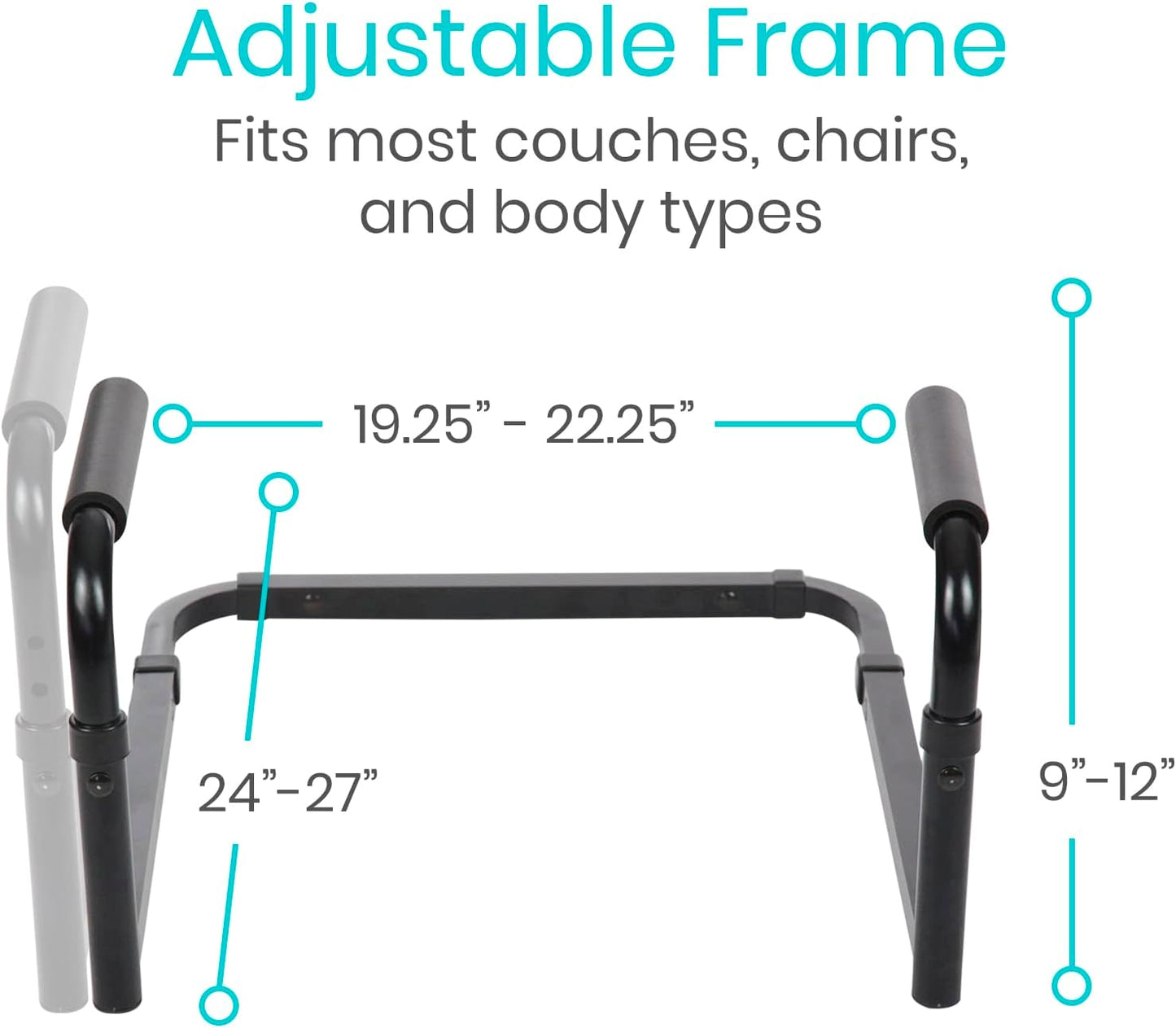 GripNGo Stand Up Assist- Mobility Standing Aid Rail